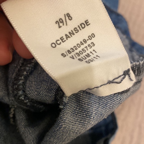 Gap 1969 Oceanside blue denim mini skirt . Size 29/8 . - Picture 6 of 9